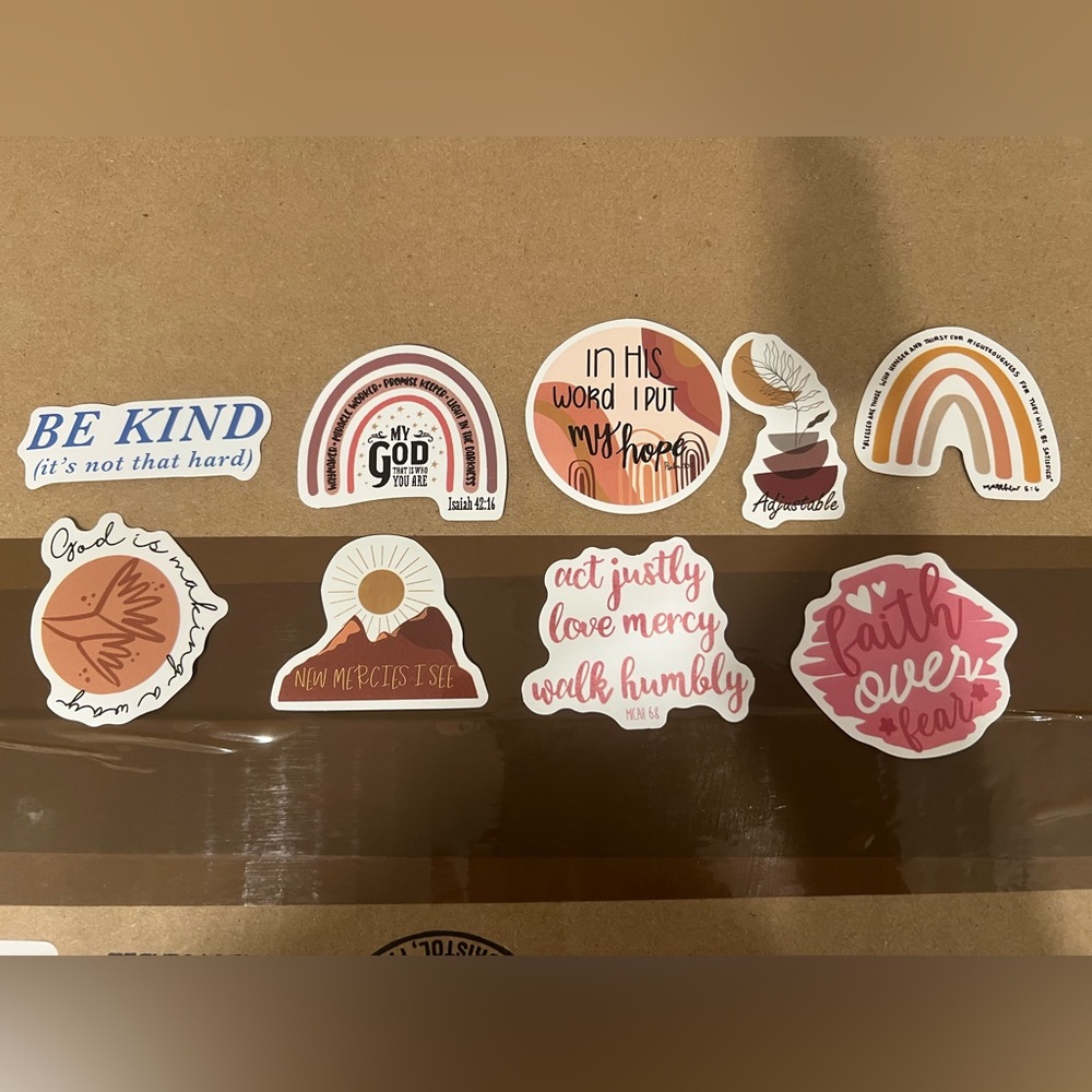 3 for $12 Inspirational Sticker Set with Quotes